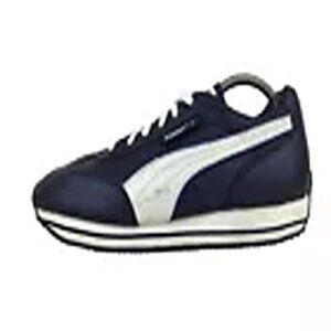 Puma Womens 248130 02 Blue White Lace Up‎ Running Athletic Shoes Size US 10